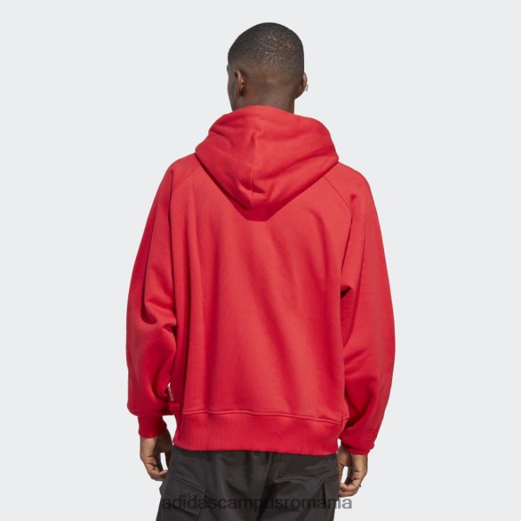 adidas campus romania hanorac scarlet essentials bărbați stacojiu J266N214129