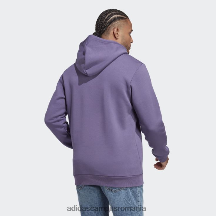 adidas campus romania hanorac tech violet trefoil essentials adidas bărbați tech violet J266N25529