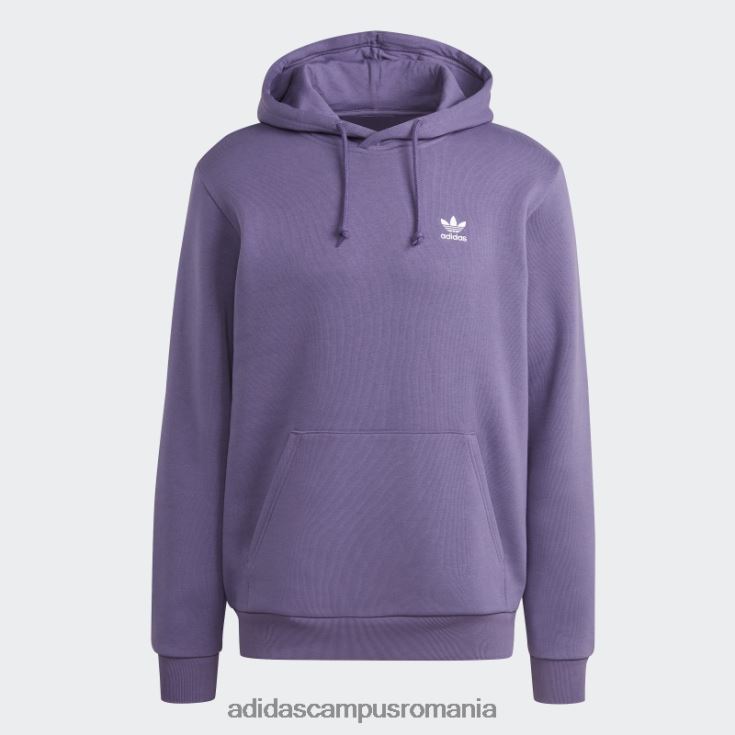 adidas campus romania hanorac tech violet trefoil essentials adidas bărbați tech violet J266N25529