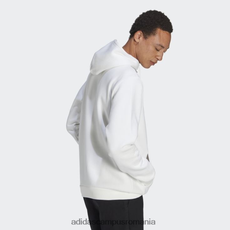 adidas campus romania hanorac trefoil essentials alb bărbați alb J266N25444