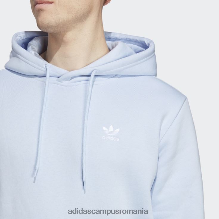 adidas campus romania hanorac trefoil essentials albastru zori bărbați zori albastre J266N25654
