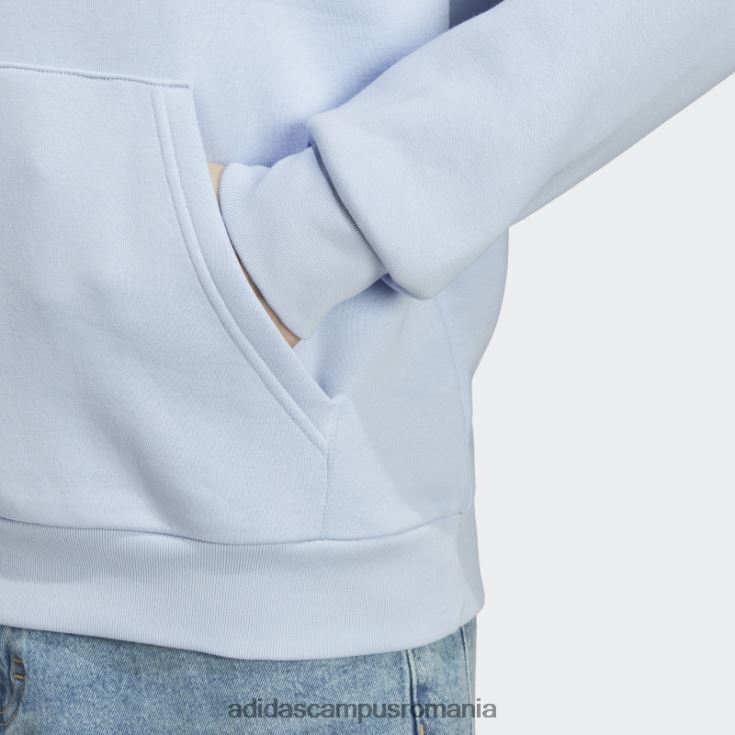 adidas campus romania hanorac trefoil essentials albastru zori bărbați zori albastre J266N25654