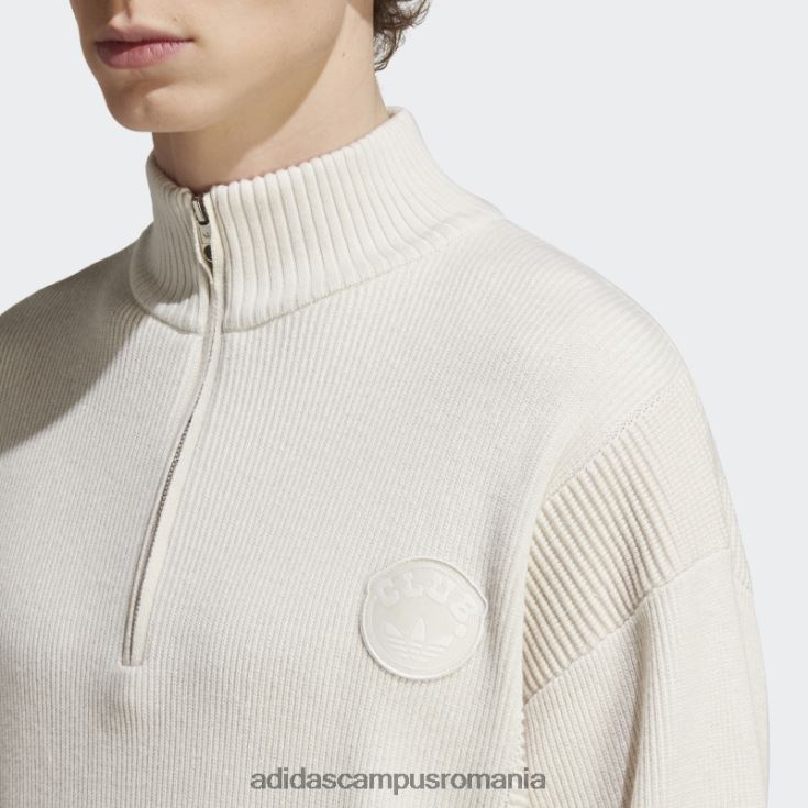 adidas campus romania hanorac tricot club din aluminiu adidas bărbați aluminiu/alb J266N214523