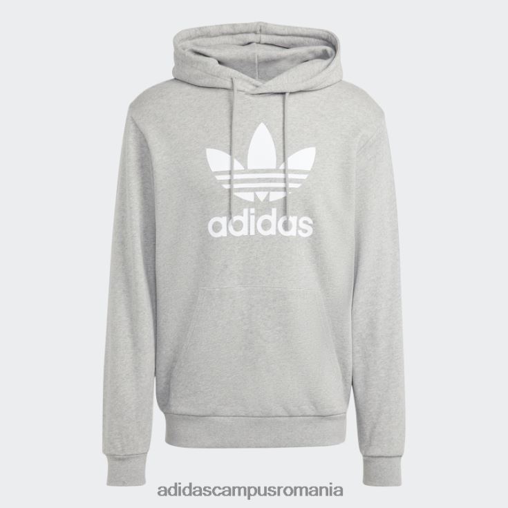 adidas campus romania hanorac trifoil adicolor classics gri mediu bărbați gri mediu J266N214519