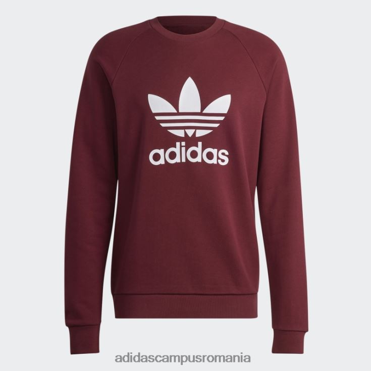 adidas campus romania hanorac trifoil adicolor classics roșu adidas bărbați roșu J266N25310