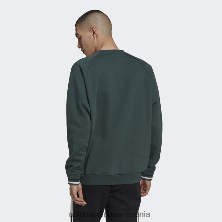 adidas campus romania hanorac varsity crewneck verde mineral adidas bărbați verde mineral J266N27518
