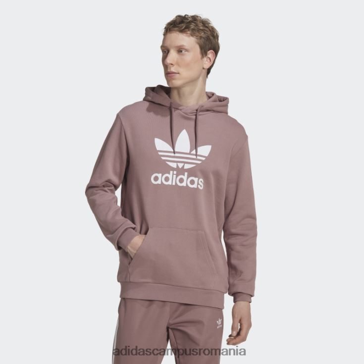 adidas campus romania hanorac violet adicolor classics trefoil bărbați Violet J266N214584
