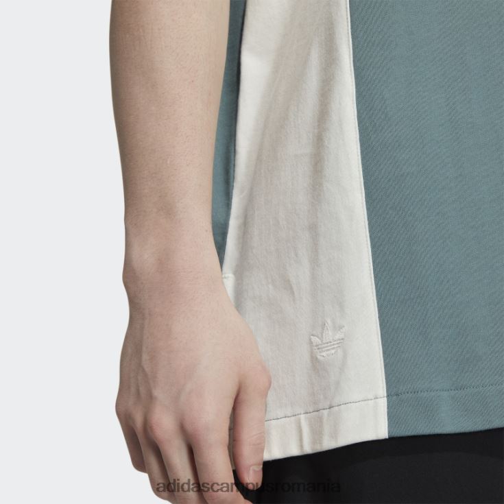 adidas campus romania hazy emerald modern colegial polo cu mânecă scurtă bărbați smarald neclar J266N21229