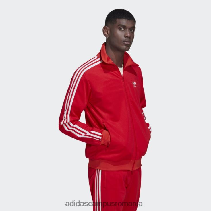 adidas campus romania jachetă adicolor classics beckenbauer primeblue roșie bărbați roșu J266N26691