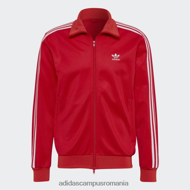 adidas campus romania jachetă adicolor classics beckenbauer primeblue roșie bărbați roșu J266N26691