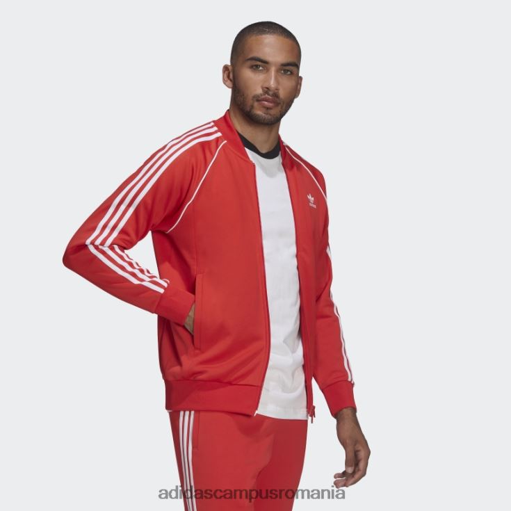 adidas campus romania jachetă adicolor classics primeblue sst roșie bărbați roșu J266N26740