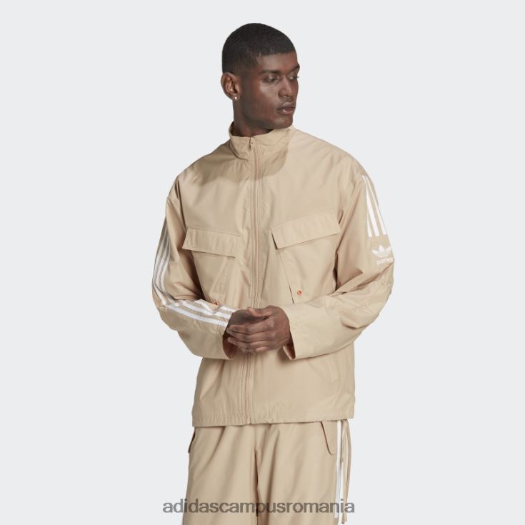 adidas campus romania jachetă adicolor parley bej adidas bărbați bej J266N21230