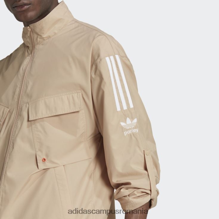 adidas campus romania jachetă adicolor parley bej adidas bărbați bej J266N21230