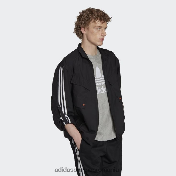adidas campus romania jachetă adicolor parley negru adidas bărbați negru J266N21212