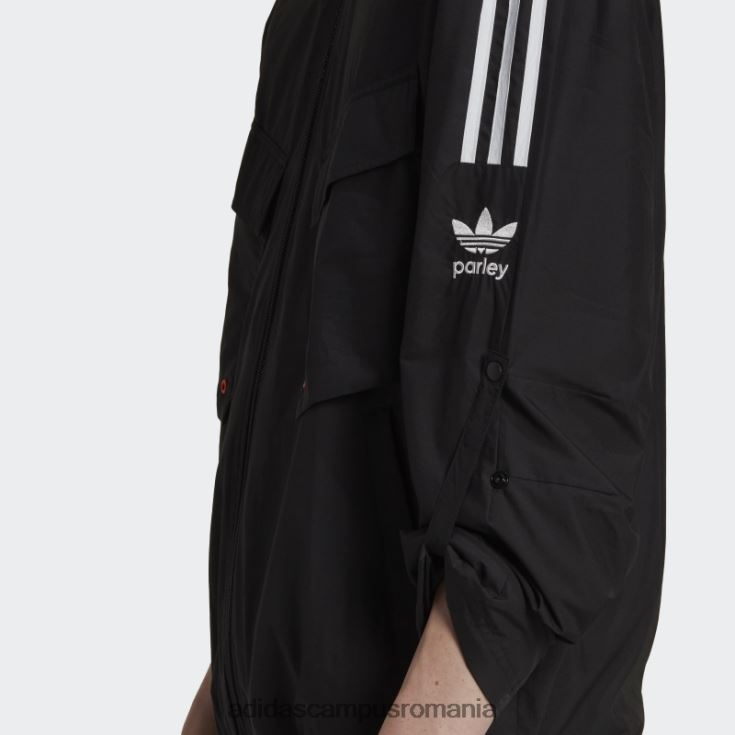 adidas campus romania jachetă adicolor parley negru adidas bărbați negru J266N21212