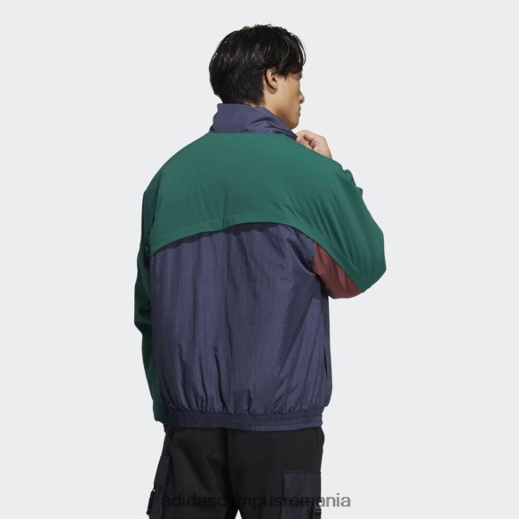 adidas campus romania jachetă bleumarin îndrăzneață bărbați bleumarin/verde J266N21672