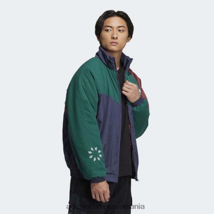 adidas campus romania jachetă bleumarin îndrăzneață bărbați bleumarin/verde J266N21672