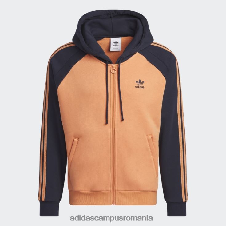 adidas campus romania jachetă de sport cu glugă sst fleece hazy cupru bărbați cupru/cerneală neclară J266N26638