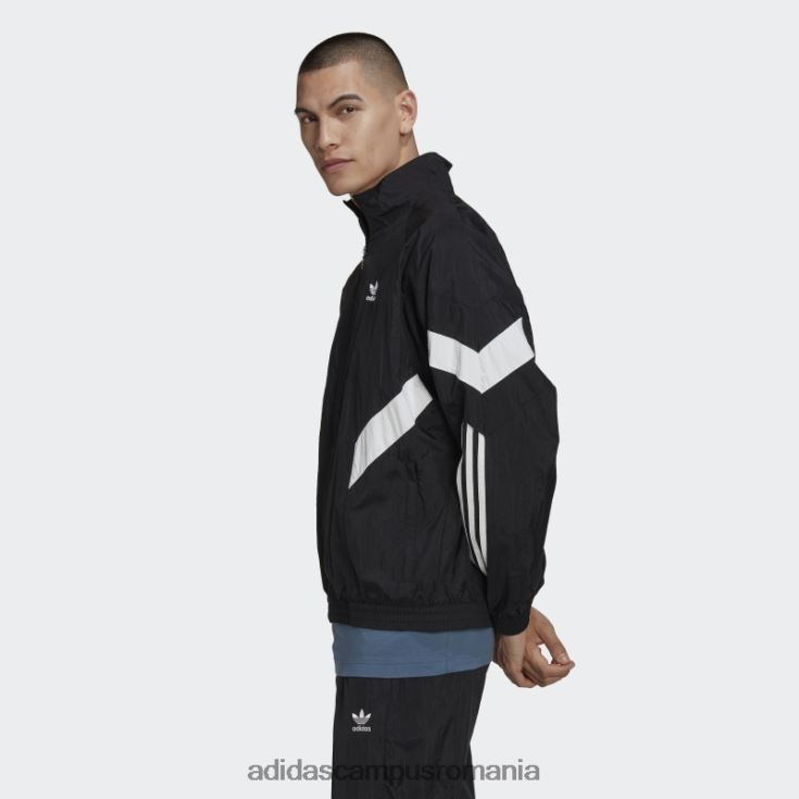 adidas campus romania jachetă de sport rekive neagră bărbați negru J266N24848