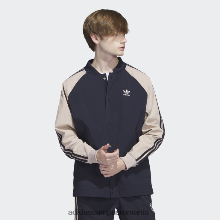 adidas campus romania jachetă țesătă ink sst bărbați cerneală/taupe J266N25308