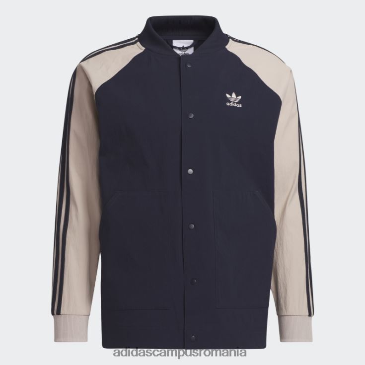 adidas campus romania jachetă țesătă ink sst bărbați cerneală/taupe J266N25308