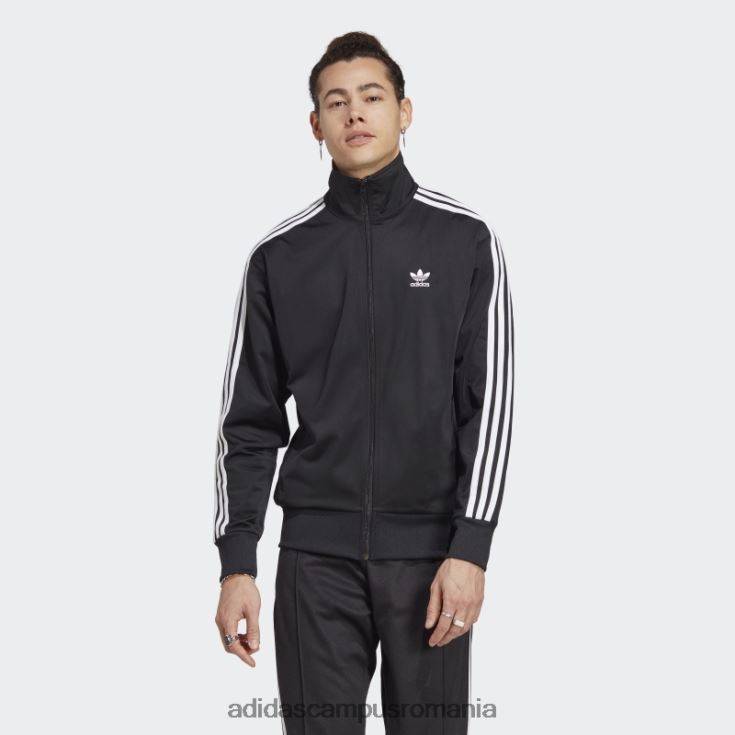 adidas campus romania jachetă neagră adicolor classics firebird bărbați negru J266N21282