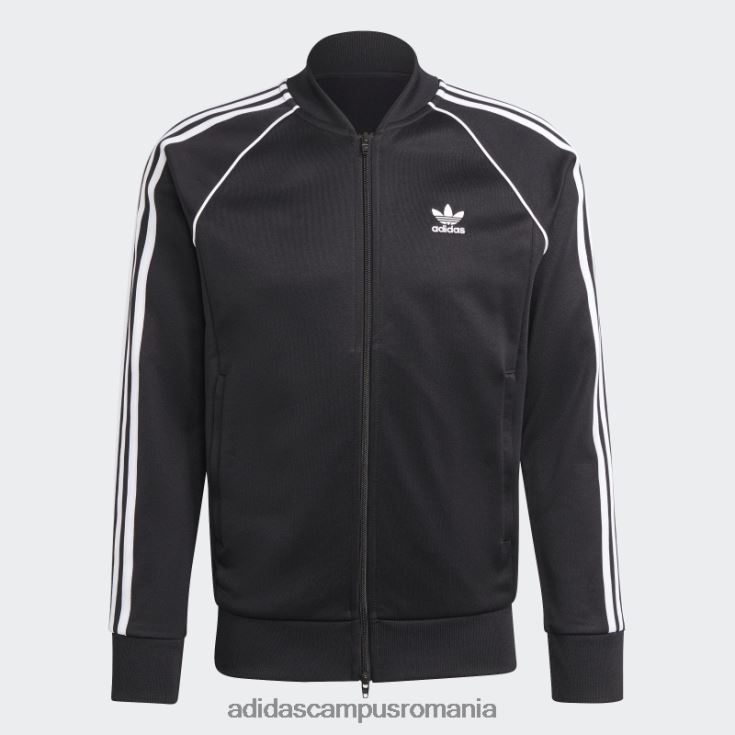 adidas campus romania jachetă neagră adicolor classics sst bărbați negru J266N2901