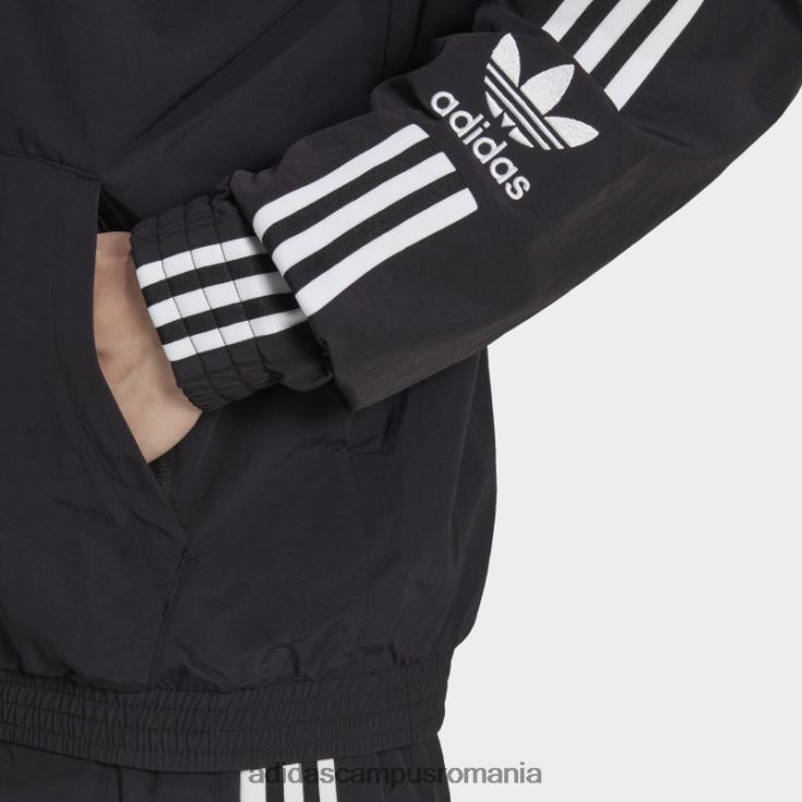 adidas campus romania jachetă neagră adicolor classics trefoil bărbați negru J266N2820