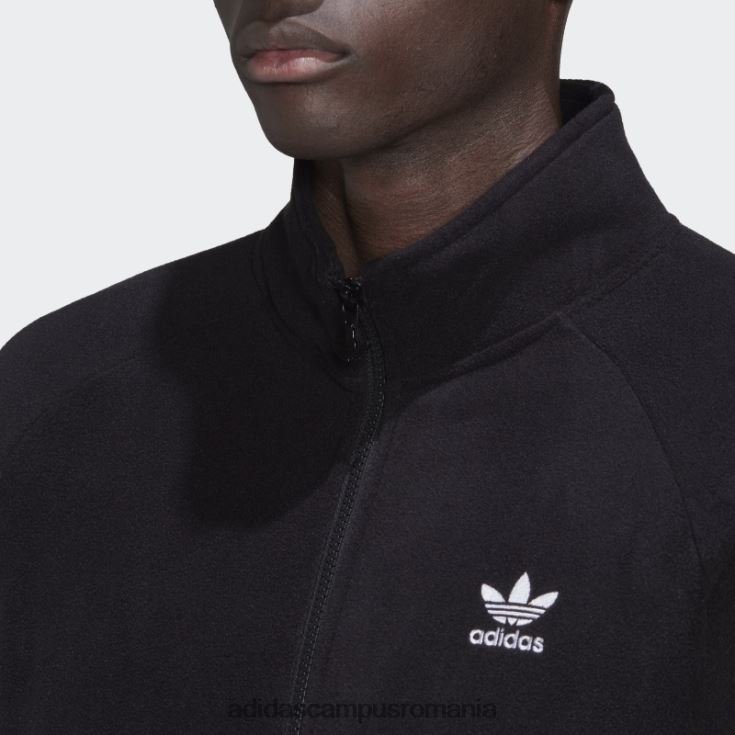 adidas campus romania jachetă neagră adicolor classics trefoil teddy fleece adidas bărbați negru J266N25361