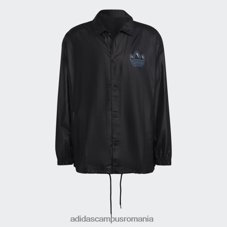 adidas campus romania jachetă neagră de antrenor campus adidas bărbați negru J266N215297