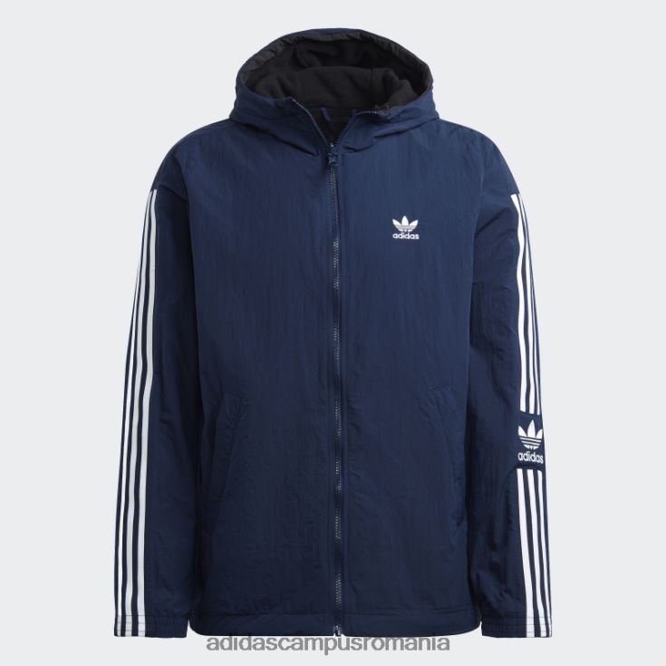 adidas campus romania jachetă polară reversabilă night indigo bărbați noapte indigo/negru J266N214860