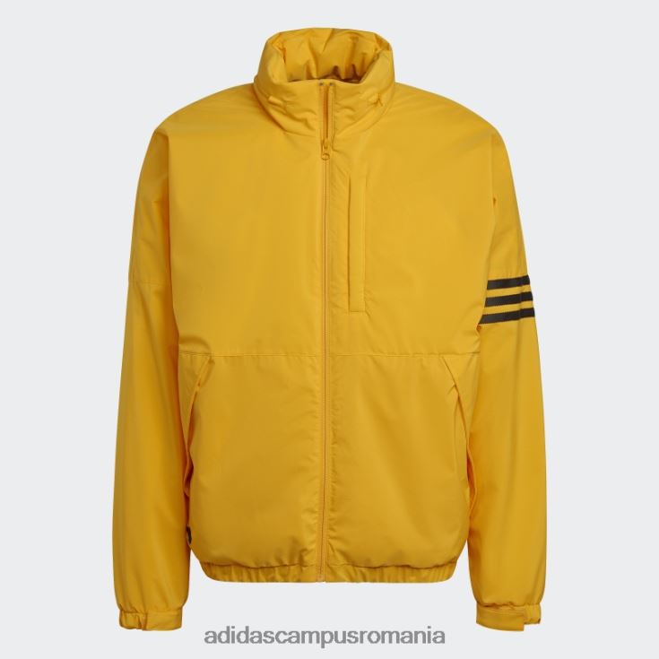 adidas campus romania jachetă pufă cu dungi aurii căptușite adidas bărbați aur J266N215285