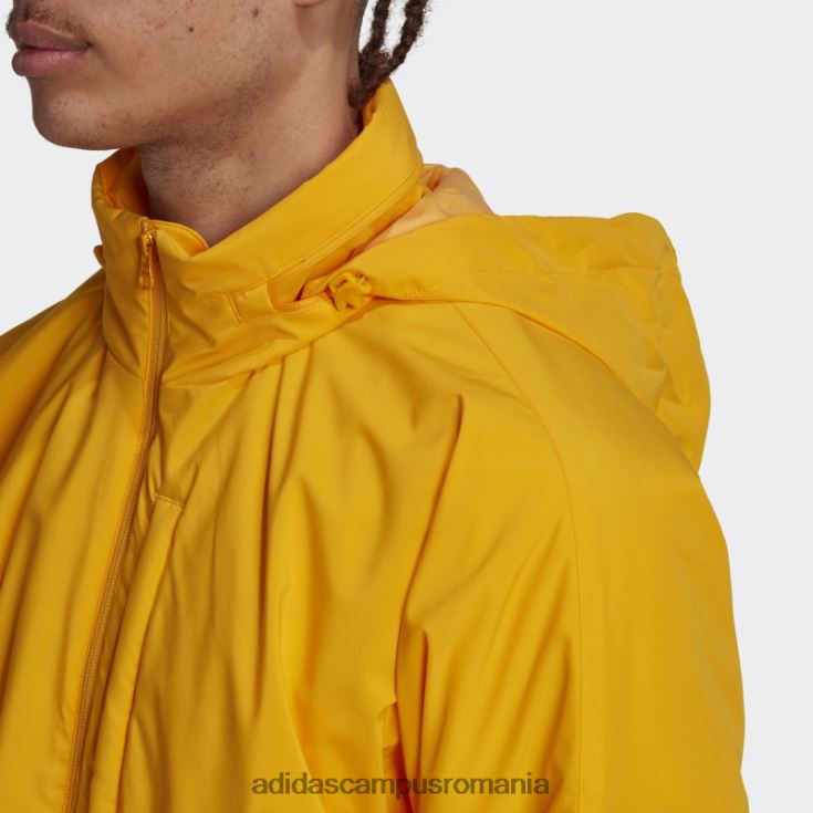 adidas campus romania jachetă pufă cu dungi aurii căptușite adidas bărbați aur J266N215285