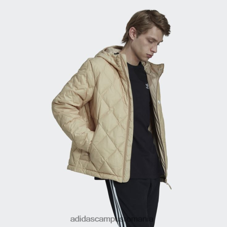 adidas campus romania jachetă puf matlasată bej adidas bărbați bej J266N215279