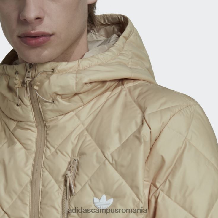 adidas campus romania jachetă puf matlasată bej adidas bărbați bej J266N215279