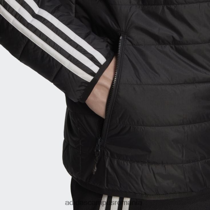 adidas campus romania jachetă pufă neagră căptușită cu glugă adidas bărbați negru J266N215243