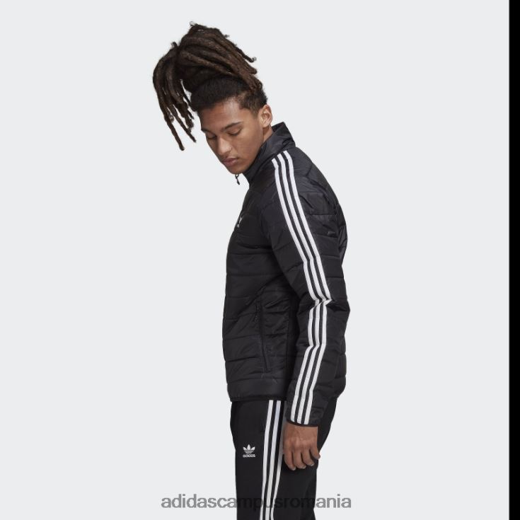 adidas campus romania jachetă pufă neagră căptușită cu guler adidas bărbați negru J266N215057