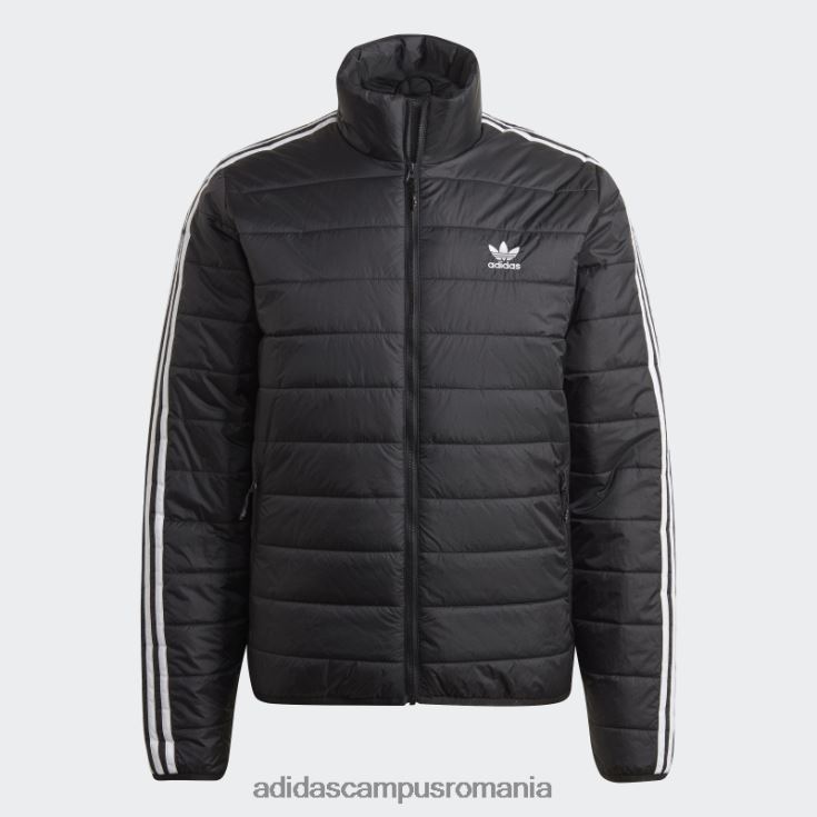 adidas campus romania jachetă pufă neagră căptușită cu guler adidas bărbați negru J266N215057