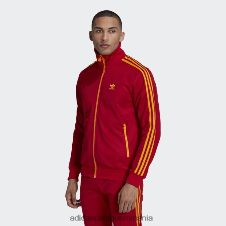 adidas campus romania jachetă roșie beckenbauer adidas bărbați roșu/auriu de facultate J266N21503