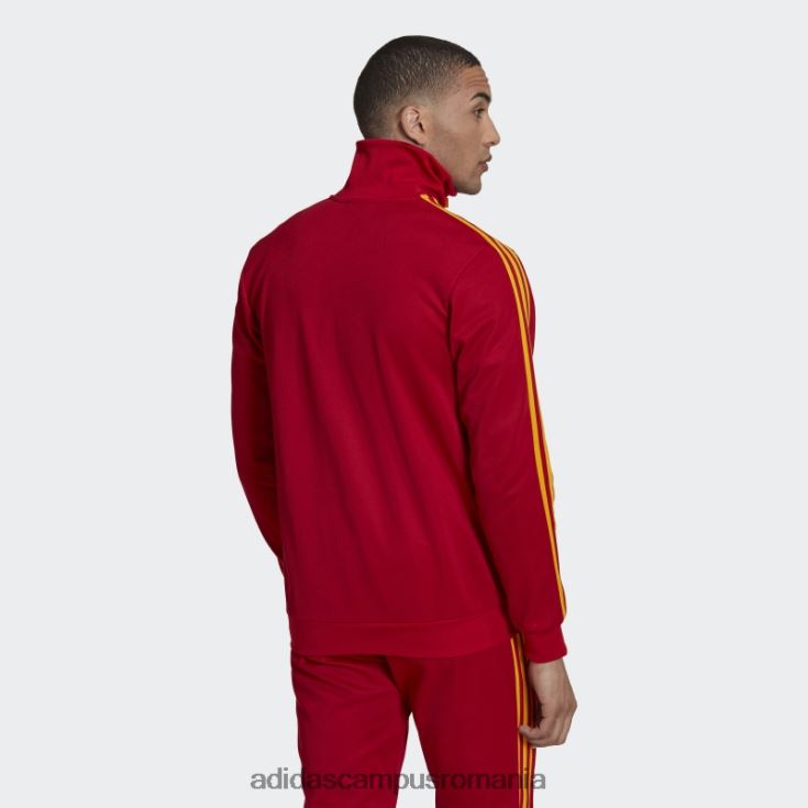 adidas campus romania jachetă roșie beckenbauer adidas bărbați roșu/auriu de facultate J266N21503