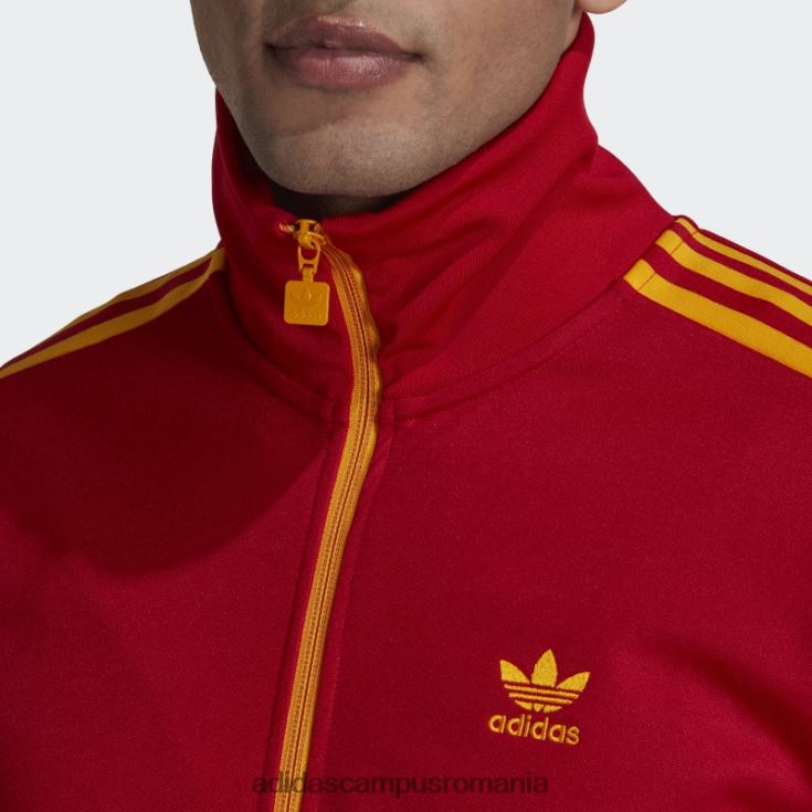 adidas campus romania jachetă roșie beckenbauer adidas bărbați roșu/auriu de facultate J266N21503