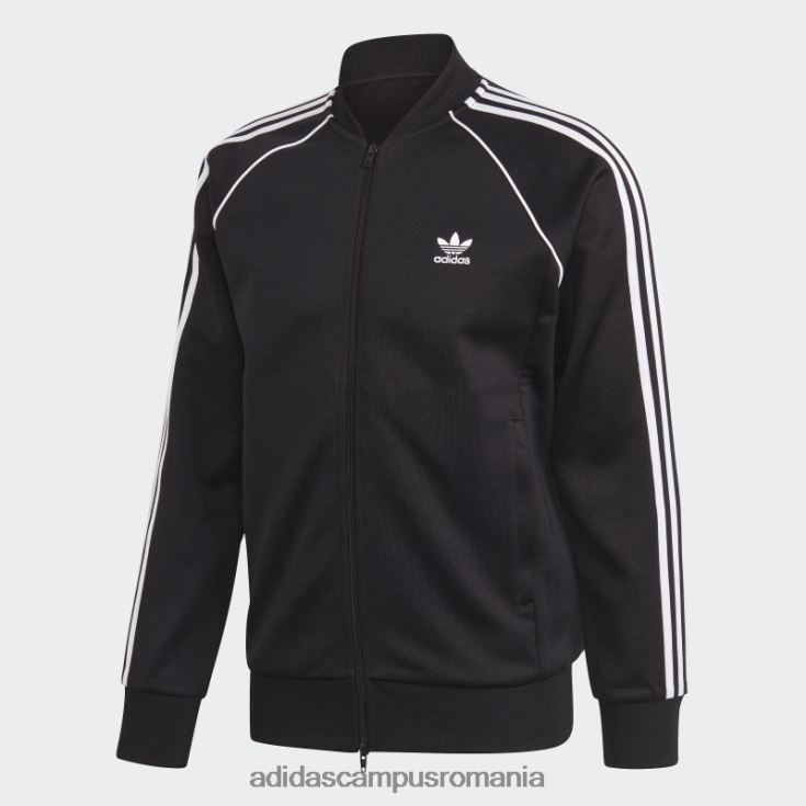 adidas campus romania jachetă sst albă bărbați alb negru J266N21294