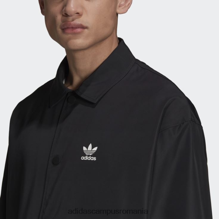 adidas campus romania jacheta neagra adicolor classics trefoil antrenor adidas bărbați negru J266N24881