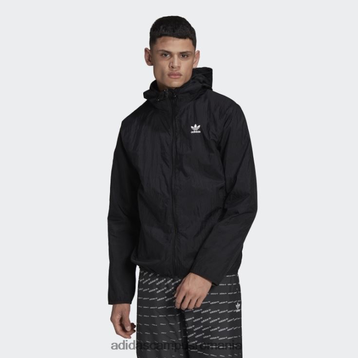 adidas campus romania jacket negru adicolor essentials trefoil bărbați negru J266N26616