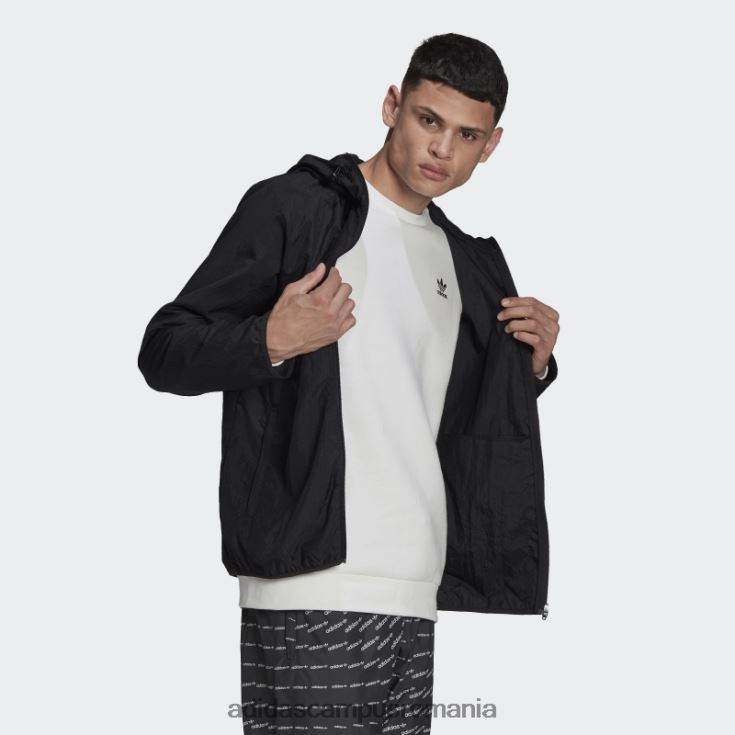 adidas campus romania jacket negru adicolor essentials trefoil bărbați negru J266N26616