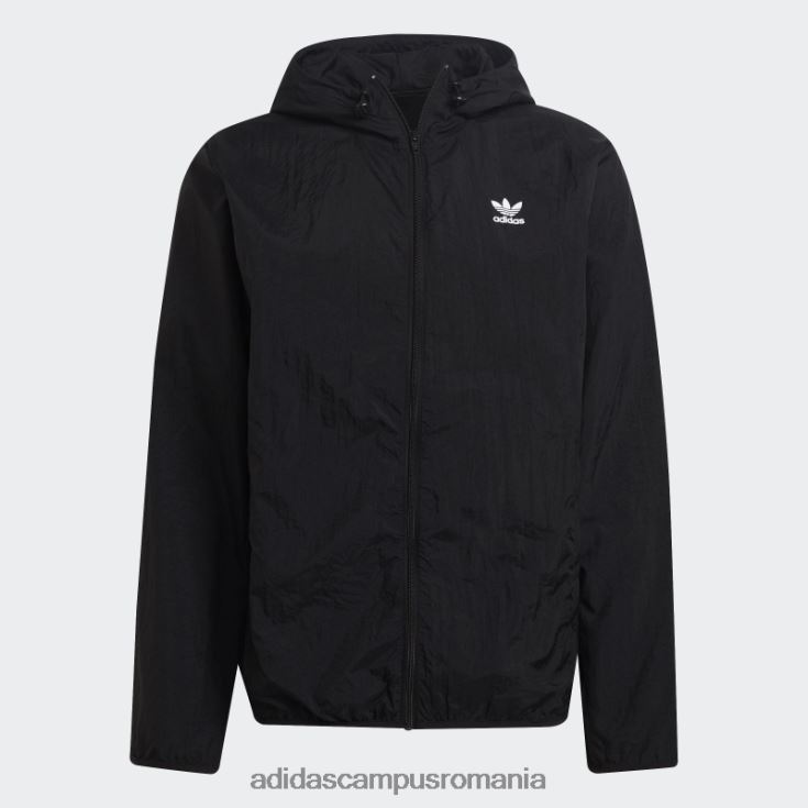 adidas campus romania jacket negru adicolor essentials trefoil bărbați negru J266N26616