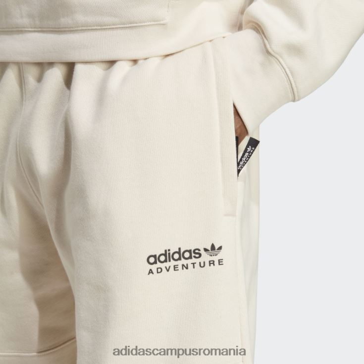 adidas campus romania joggeri albi de aventură bărbați alb J266N214042