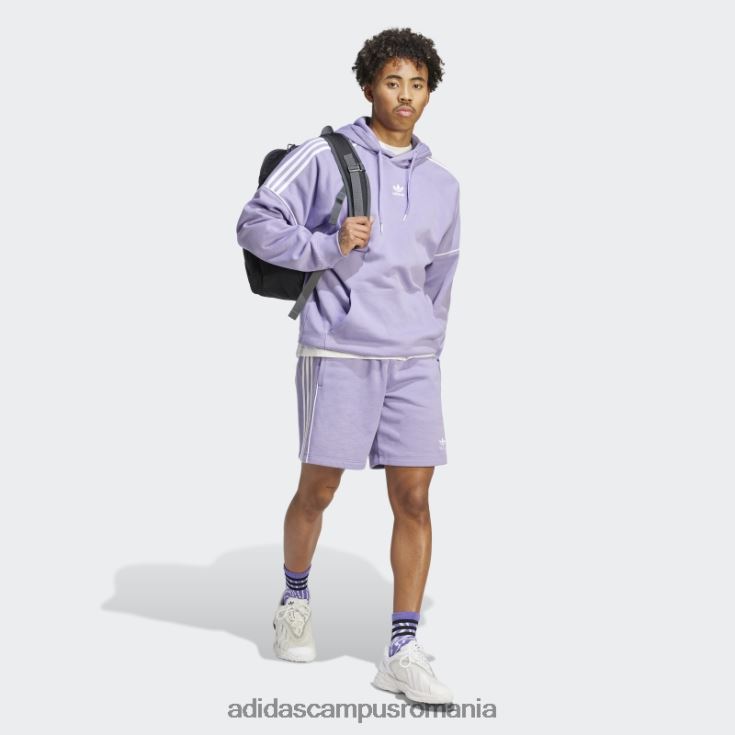 adidas campus romania lila rekive pantaloni scurți moda bărbați liliac J266N25839