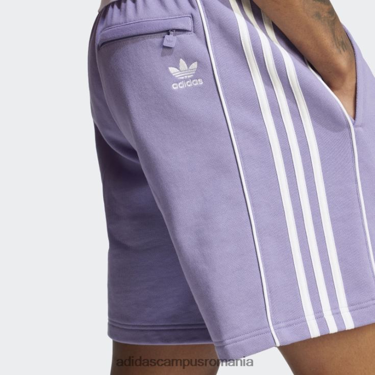 adidas campus romania lila rekive pantaloni scurți moda bărbați liliac J266N25839