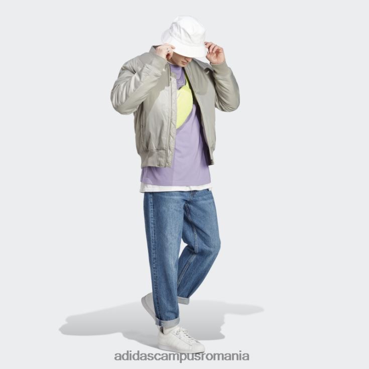 adidas campus romania lila rekive tee fashion bărbați liliac J266N25744